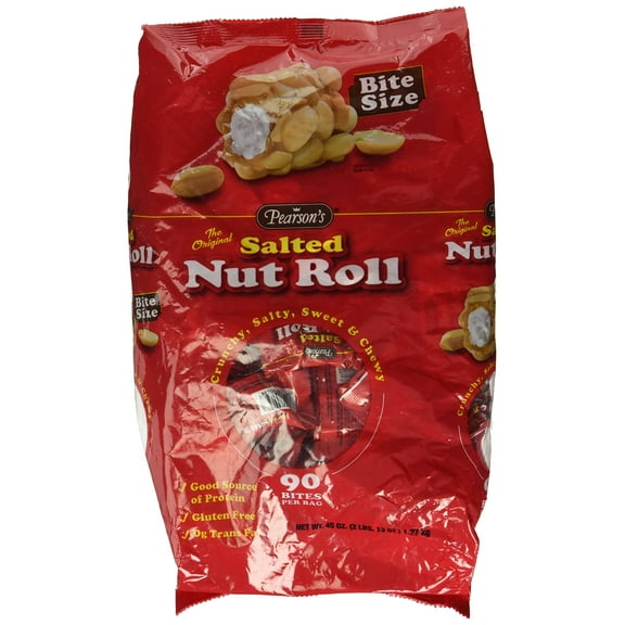 Pearson's Salted Nut Roll, Bite Size - 90 Count