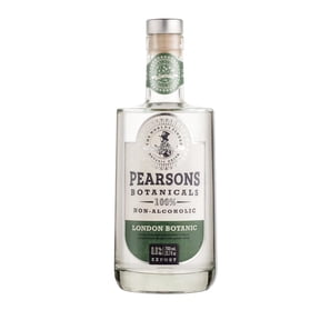 Pearsons Botanicals London Dry Non Alcoholic Gin, Award Winning Vivacious and Lively Blend, Non Alcoholic Spirits - Halal, Low Sugar, Vegan and Gluten-Free, Part of the Spirits of Virtue Range (700ml)