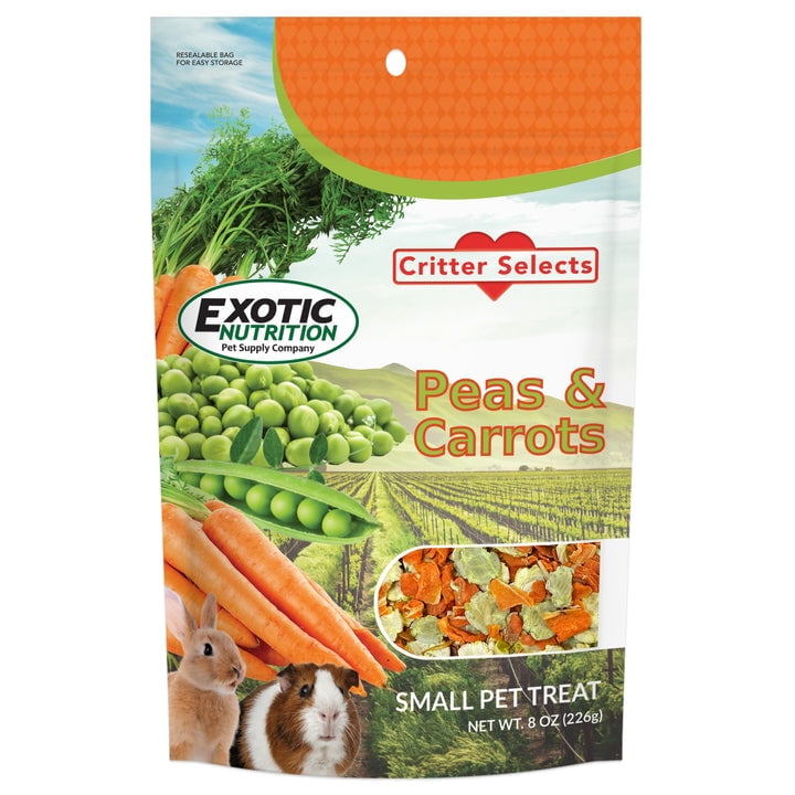 Peas & Carrots 8 oz. - Healthy Natural Mixed Dried Vegetable Treat ... - Carrots As Treats For Guinea Pigs