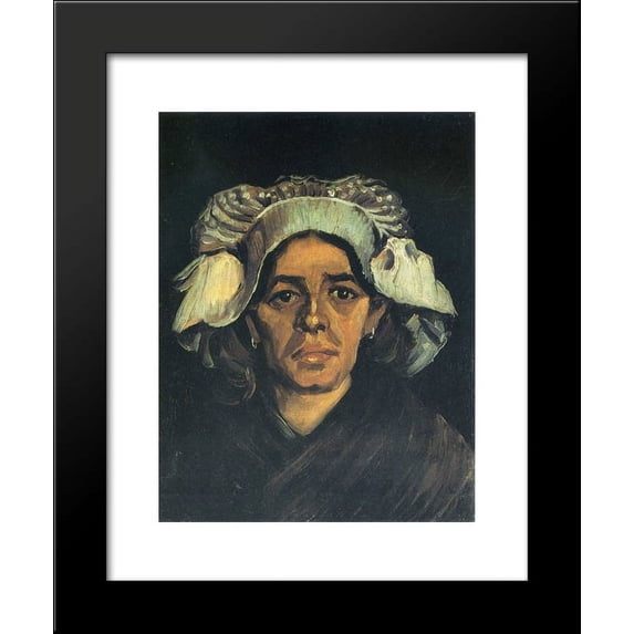 Peasant Woman, Portrait of Gordina de Groot 20x24 Framed Art Print by Vincent van Gogh