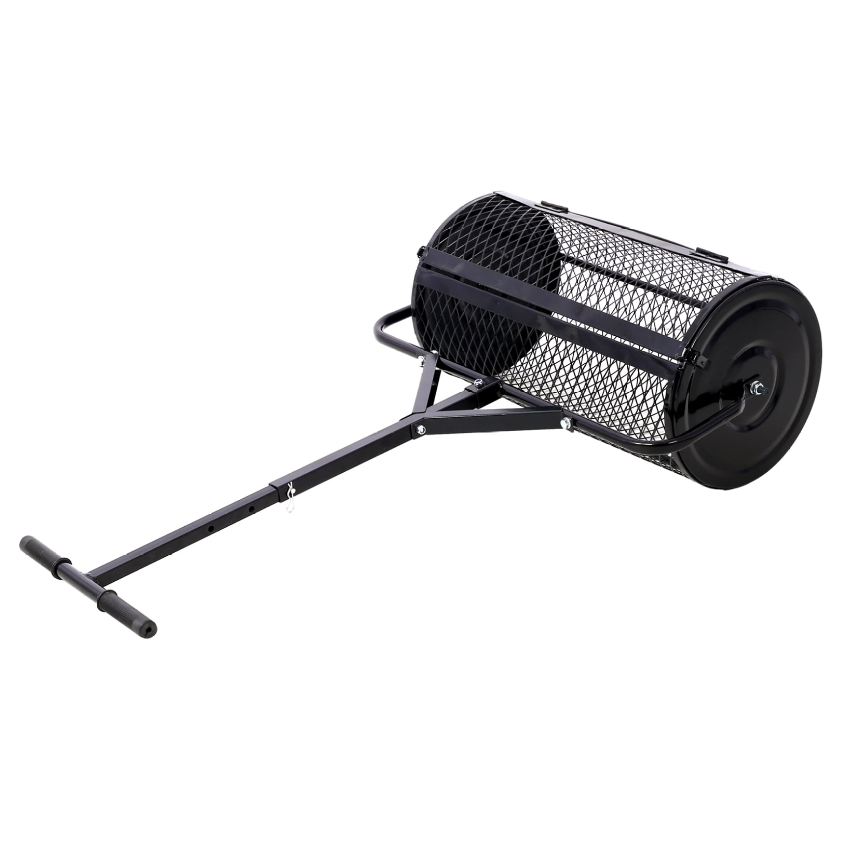 Peat Moss Spreader 24 inch Compost Spreader Metal Mesh T-Handle Lawn Care