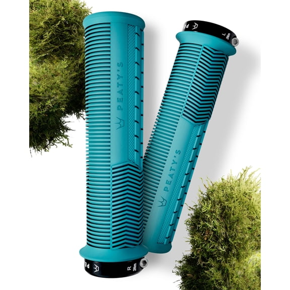 Peaty's Monarch Grips - Mushroom or Knurl/Thick or Thin - Trail Comfort, Durable, Ergonomic Fin