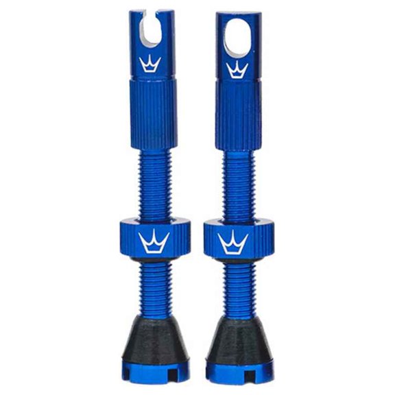 Peatys Valve Tubeless PV MK2 42mm Alloy Navy Blue - PTV2-42-NVY-12