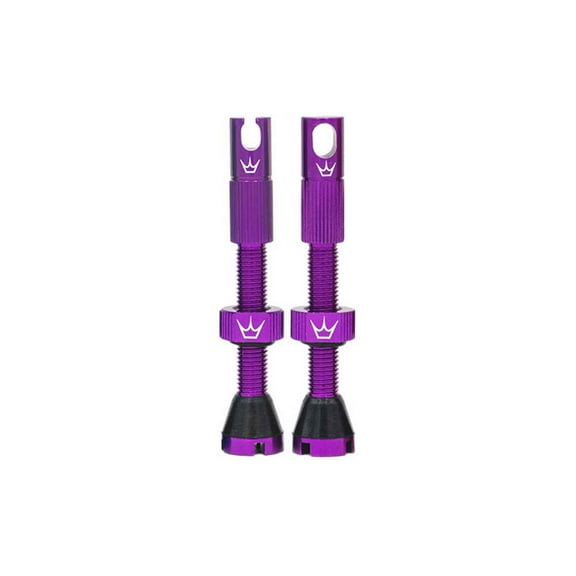 Peatys Valve Tubeless PV MK2 42mm Alloy Violet - PTV2-42-VLT-12