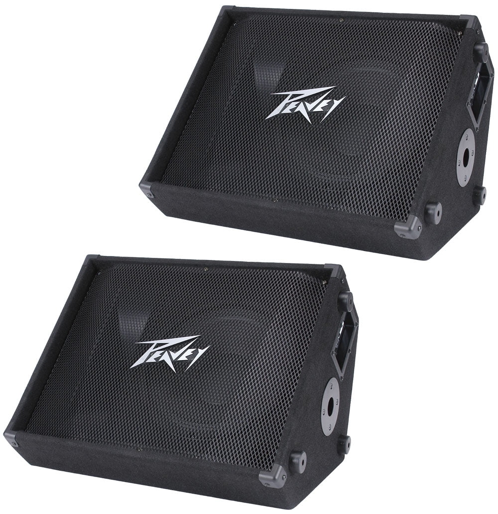 Peavey (2) Pv12M Pro Audio 2Way 12" Stage Monitor Passive 1000W