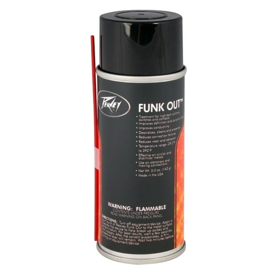 Peavey FUNK OUT Dirt Remover & Treatment For High-Tech Control/Switch 456600 New
