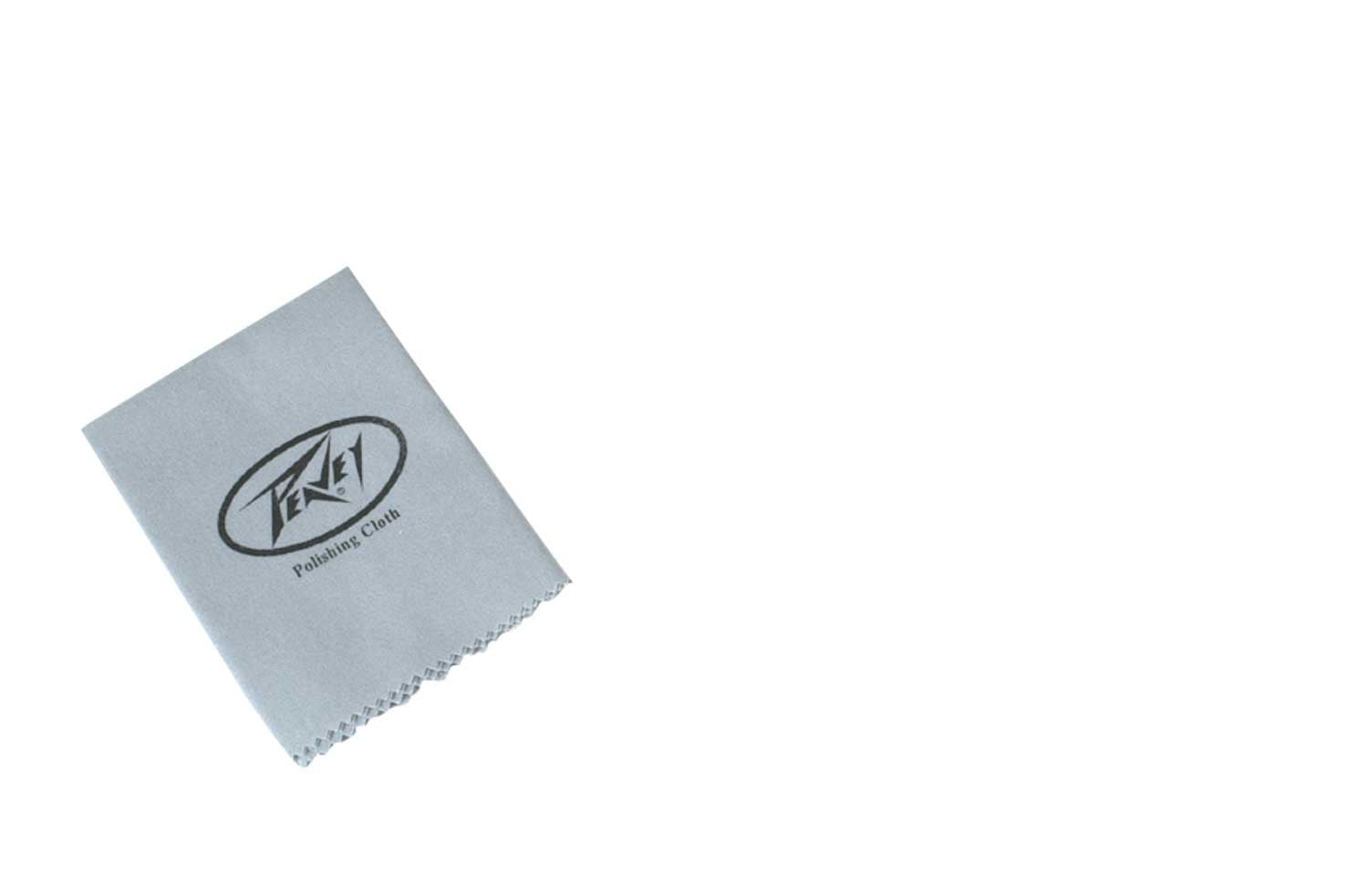 Peavey GRAY POLISH CLOTH Packaged Individually With Imprinted Logo