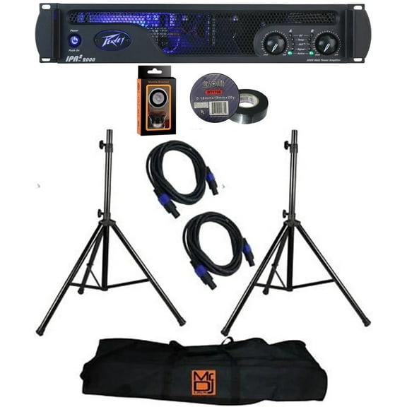 Peavey IPR 2 3000 2-Channel Lightweight 3000W Power Amplifier BundlePeavey IPR 2 3000 2-Channel Lightweight 3000W Power Amplifier Bundle