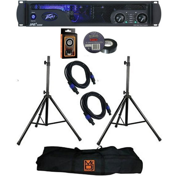 Peavey IPR2 5000 2-channel Power Amplifier Bundle