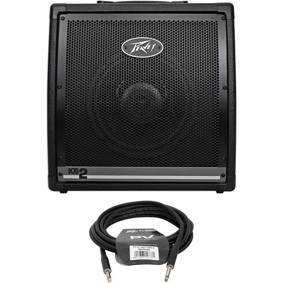 Peavey KB 2 50 Watt Keyboard Amplifier Combo Speaker & PV 20' Ft. 1/4" to 1/4' Cable
