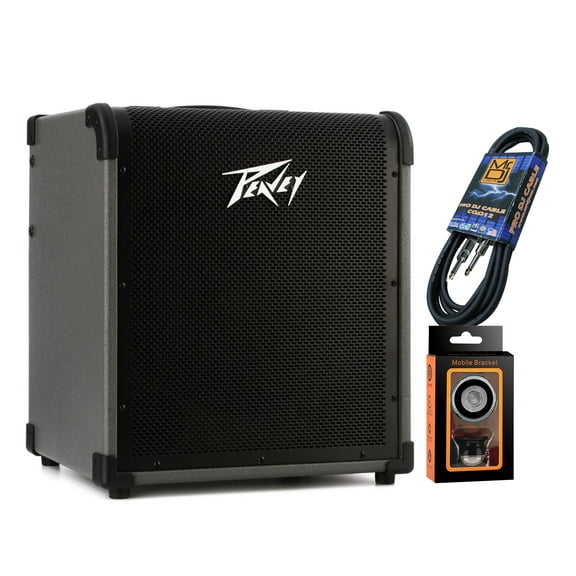 Peavey MAX 150 1x12" 150-watt Bass Combo Amp+ Free Mr Dj Instrument Cable+Phone Holder