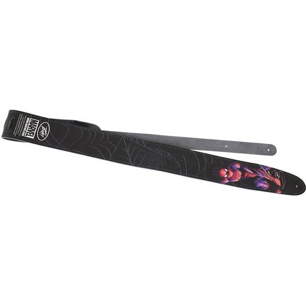 Peavey Marvel Spider-Man Leather Strap, Black