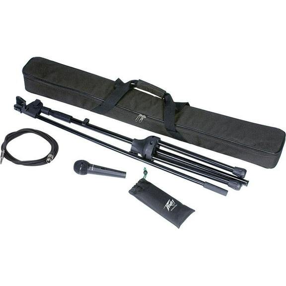Peavey Mic, Boom Stand, Cable w/1/4 end & Case - ALL in one package 5 Year Warranty
