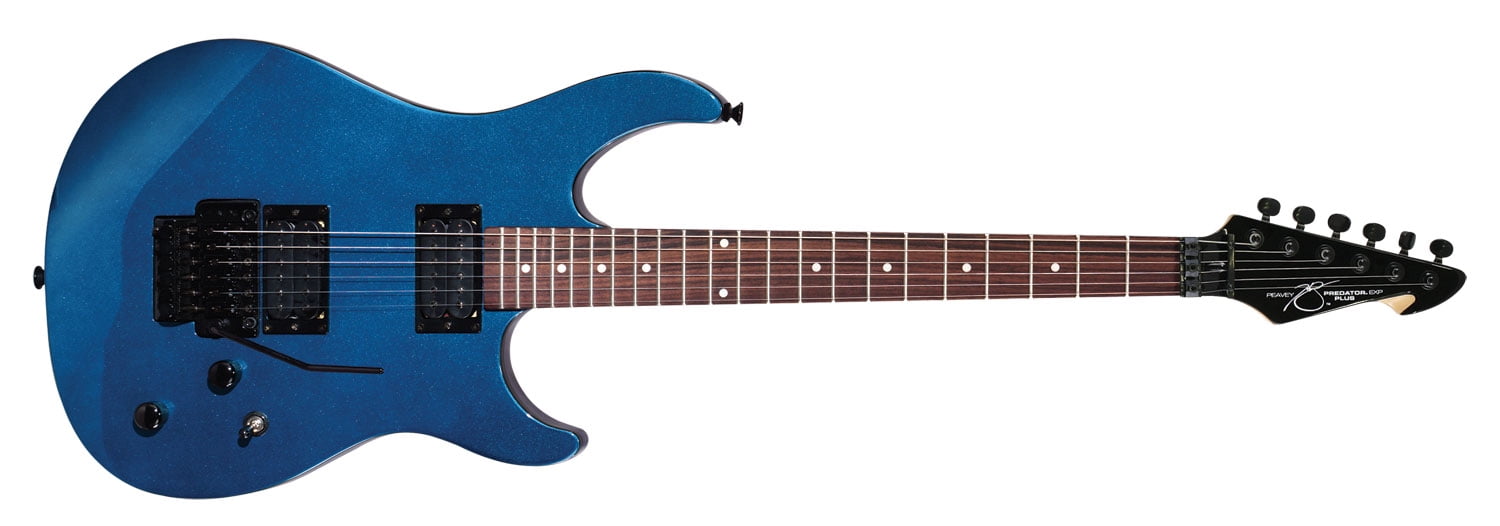 Peavey PREDATOR PLUS TOPAZ BLUE Electric Guitar 2 Action Peavey PREDATOR PLUS TOPAZ BLUE Electric Guitar 2 Action