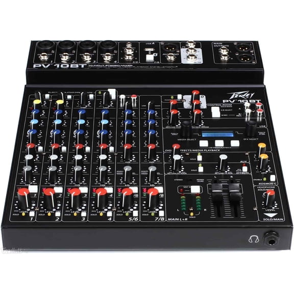 Peavey PV 10 BT 8-Channel Bluetooth Mixer