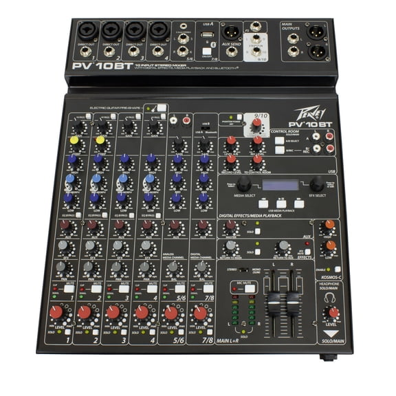Peavey PV 10 BT Mixer with Bluetooth and Effects