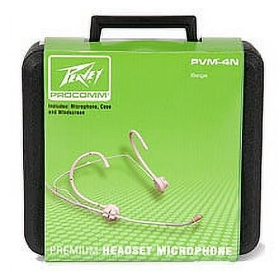 Peavey PVM-4 PREMIUM WIRELESS HEADSET BEIGE Includes Hardshell Case 580920 New