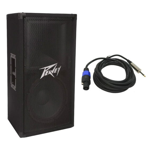 Peavey Pv112 Pro DJ Single 12" 800W Passive Speaker & Speakon To 1/4" Cable New