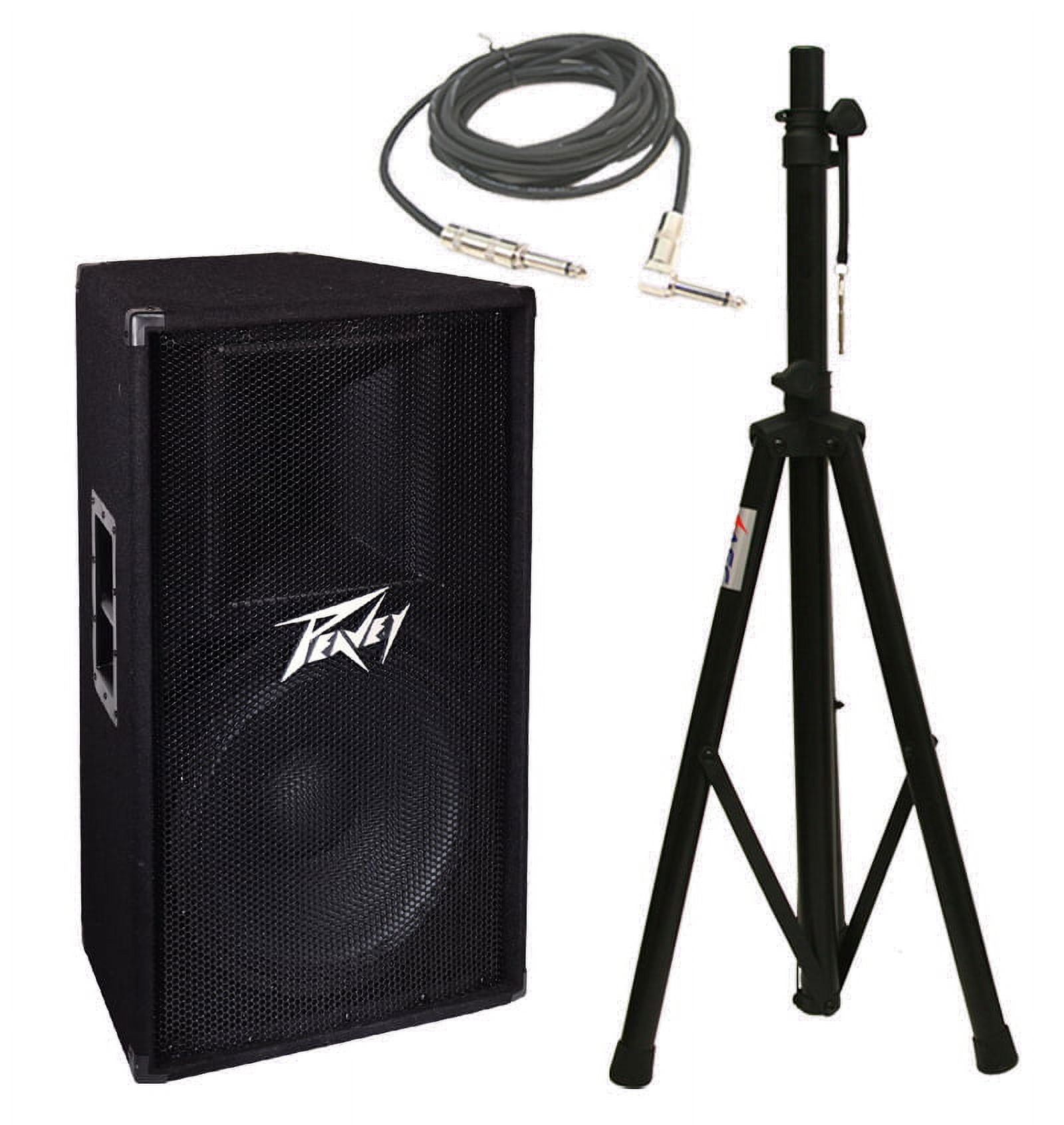 Peavey Pv115 Pro Audio DJ 15" 2 Way Passive 400W Speaker W/ Stand & 1/4