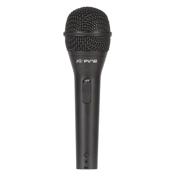 Peavey Pvi 2 Dynamic Vocal Cardiod Microphone with XLR Cable and Clip