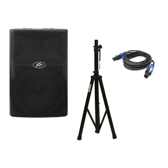 Peavey Pvx15 Pro Audio DJ Passive 800W 15" Pa Speaker W/ Stand & Speakon Cable