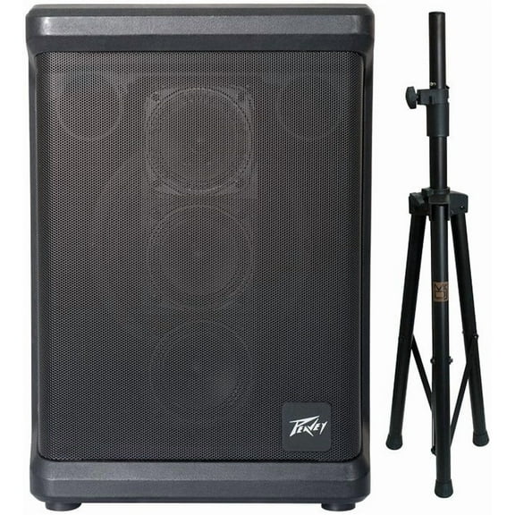 Peavey Solo Portable Battery Powered PA System with Bluetooth + Speaker Stand