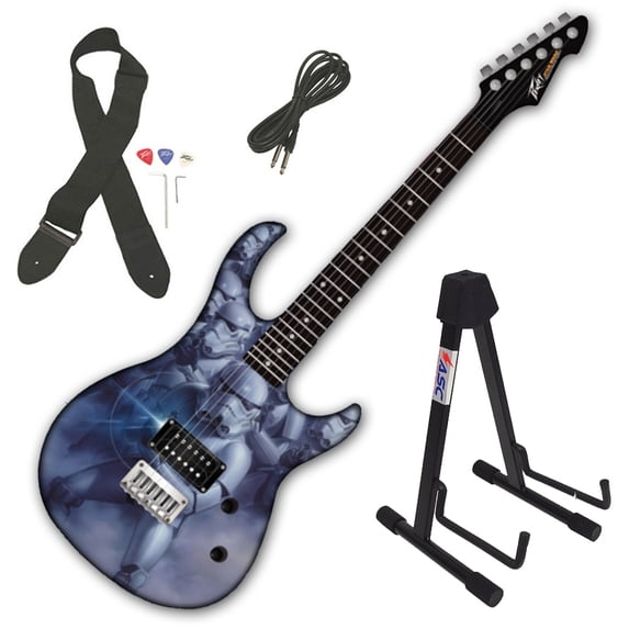 Peavey Star Wars Storm Trooper Rockmaster Full Size Electric Guitar & Stand New