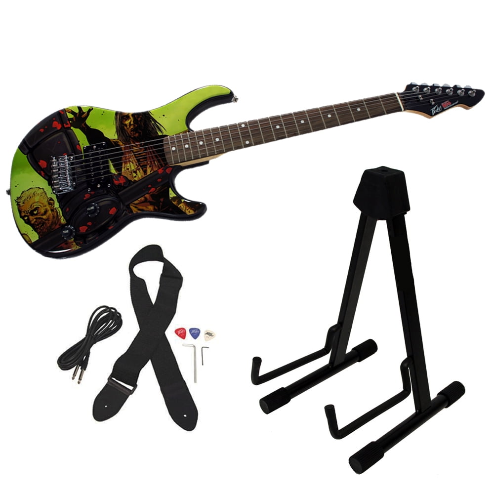 Peavey The Walking Dead Riot 26 Rockmaster Electric Guitar w Instrument Stand