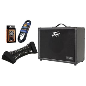 Peavey VYPYR X1 Guitar Modeling Amp+Sanpera II footswitch+ Free Mr. Dj Isntrument Cable + Phone Holder