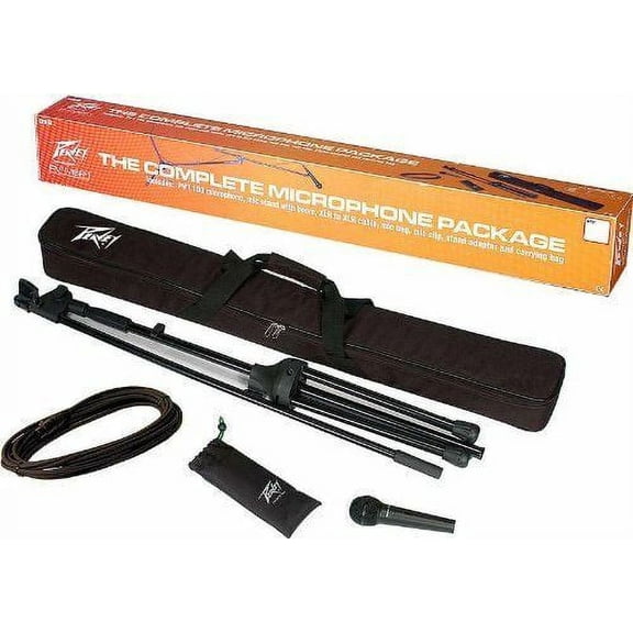 PeaveyPV-MSP1 Complete Microphone and Stand Package with XLR Cable