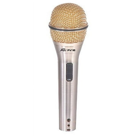 Peavy PVI 2G 1/4 Dynamic Mic Gold With Carrying Pouch Clip & Cable 593490 New