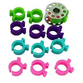 PeavyTailor Bobbin Holder 12Pcs Bobbin Clips Spool Huggers for Sewing Machines Thread Organizing.