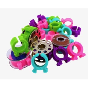 PeavyTailor bobbin holder 24 Pcs bobbin clips spool huggers for Sewing machines thread Organizing. The bobbin clamps, peels thread huggers are sewing kit organizer to avoid unwinding Thread Tails.