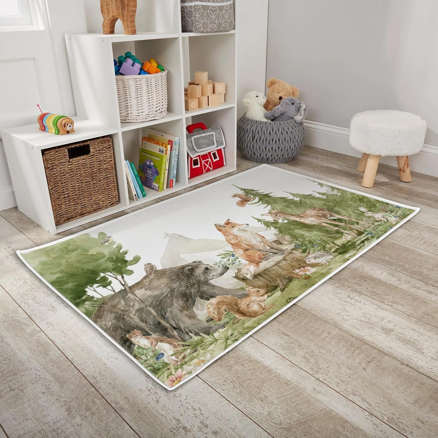 Area Rug For Woodland Kids Rug Woodland Nursery Baby Nursery Area