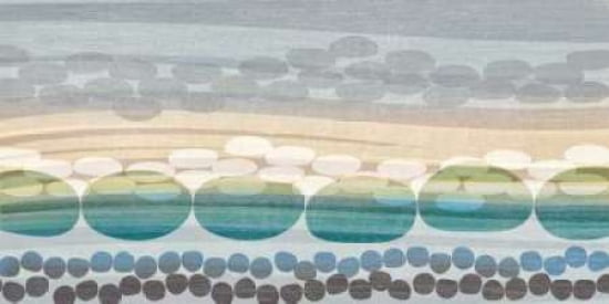 Pebble Beach Canvas Art - Tandi Venter (10 x 20)
