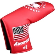 Pebble Beach Golf Head Cover Putter Blade Cover USA Flag for Scotty Cameron