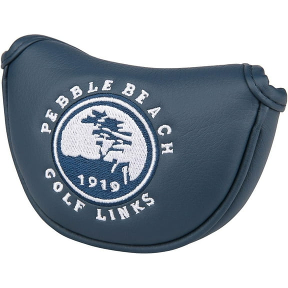 1Pc Golf Pebble Beach Magnetic Closure Small Mallet Putter Cover Fit for Scotty Cameron(Blue)
