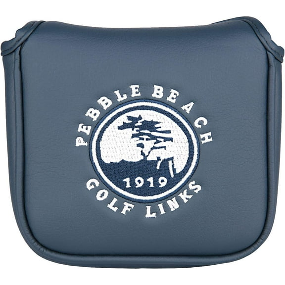 Pebble Beach Magnetic Closure Golf Square Mallet Shaped Putter Cover for Scotty Cameron