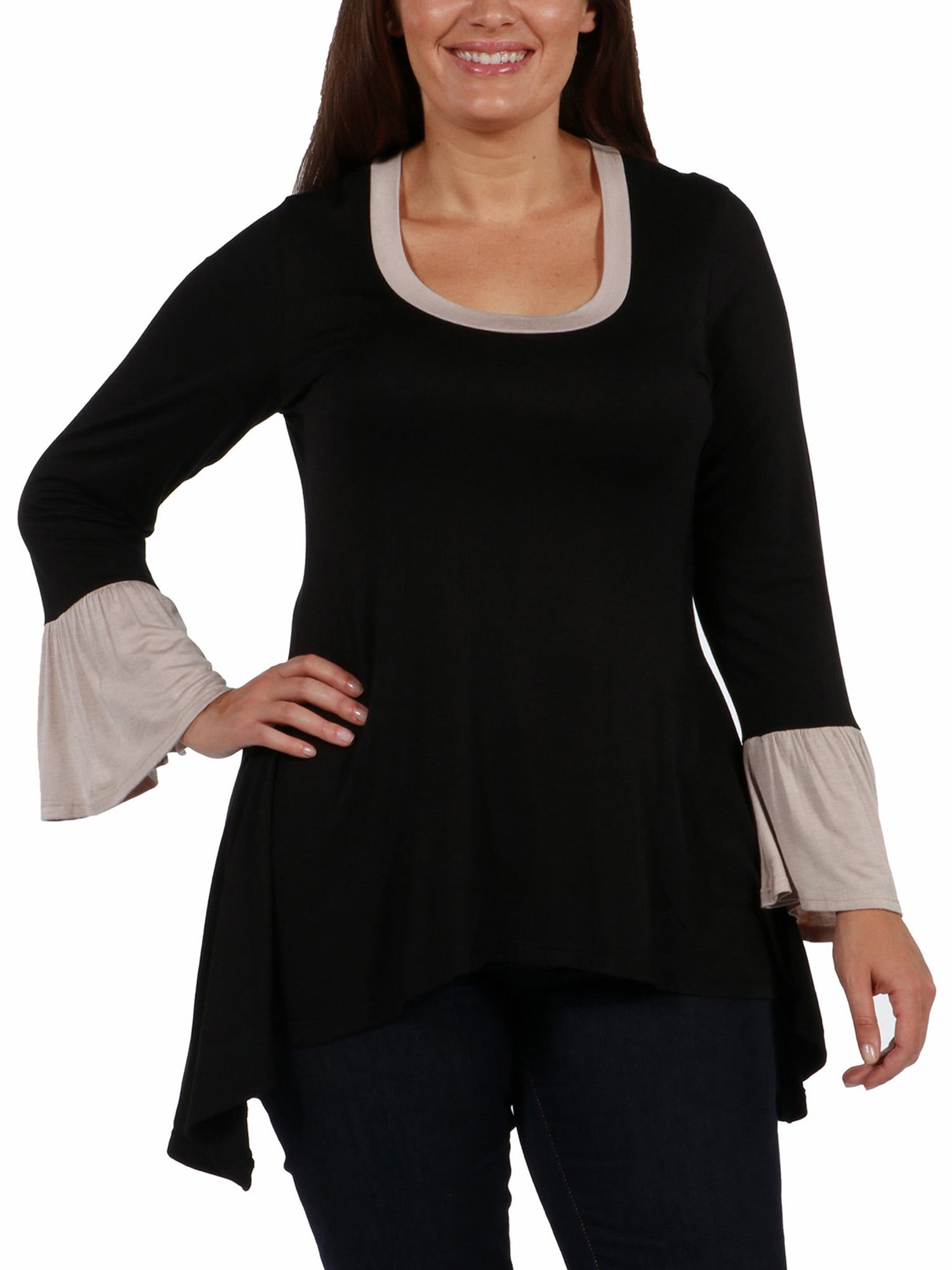 Velvet Maternity Tunic Top