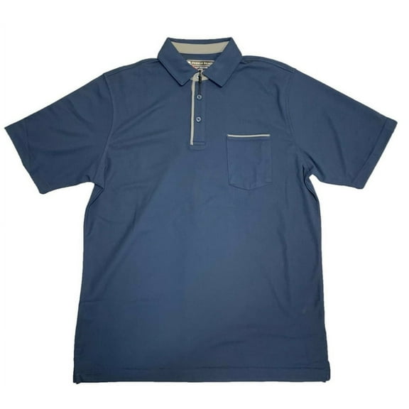 Pebble Beach Men's Dry-Luxe Performance Polo Pocket Shirt Sargasso Sea (M)