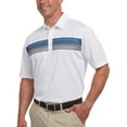thumbnail image 1 of Pebble Beach Mens Short Sleeve Performance Polo White, XX-Large, 1 of 2
