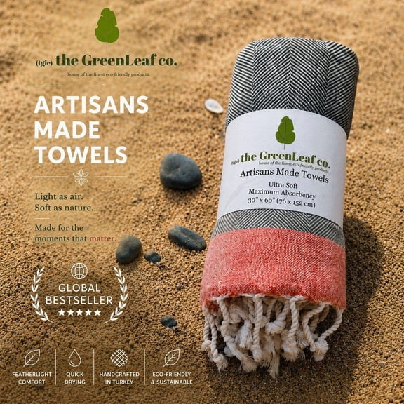 Pebble Grey | Premium Organic Towel with AIRDROP Tech