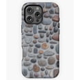 thumbnail image 1 of Pebble Mosaic Art Pattern Phone Case for iPhone 16 15 14 13 12 11 Pro Max, 1 of 2