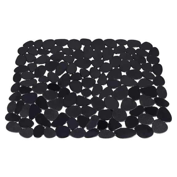 Pebble PVC Sink Mat, Flexible Quick-Draining Sink Protector, Scratch-Resistant Bottom Liner for Stainless Steel & Porcelain Kitchen Sinks 15.8 x 12 Inch