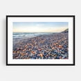 thumbnail image 1 of Pebble Paradise - Encinitas California Photography Black Framed Wall Art Print 12 x 18 inches, 1 of 4