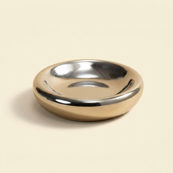 Pebble Pet Bowl Flat Chrome Dog Cat Feeding Flat-faced Breed Tilted Ceramic Food Dish Scooper Eater Anti-sdesign Dishwasher Safe