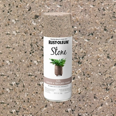 Pebble, Rust-Oleum Stone Textured Spray Paint, 12 oz