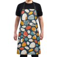 thumbnail image 1 of Pebble Stone Kitchen Apron with 2 Pockets Adjustable waterproof Cooking Aprons for Women Men Chef, 1 of 7