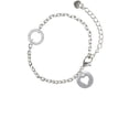 thumbnail image 1 of Pebble with Heart Cutout - She Believed She Could Ring Zoe Bracelet, 1 of 1