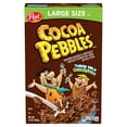 thumbnail image 1 of Pebbles Cocoa PEBBLES Cereal, Chocolatey Kids Cereal, Gluten Free Rice Cereal, 15 OZ Large Size Cereal Box (Pack of 4)., 1 of 4